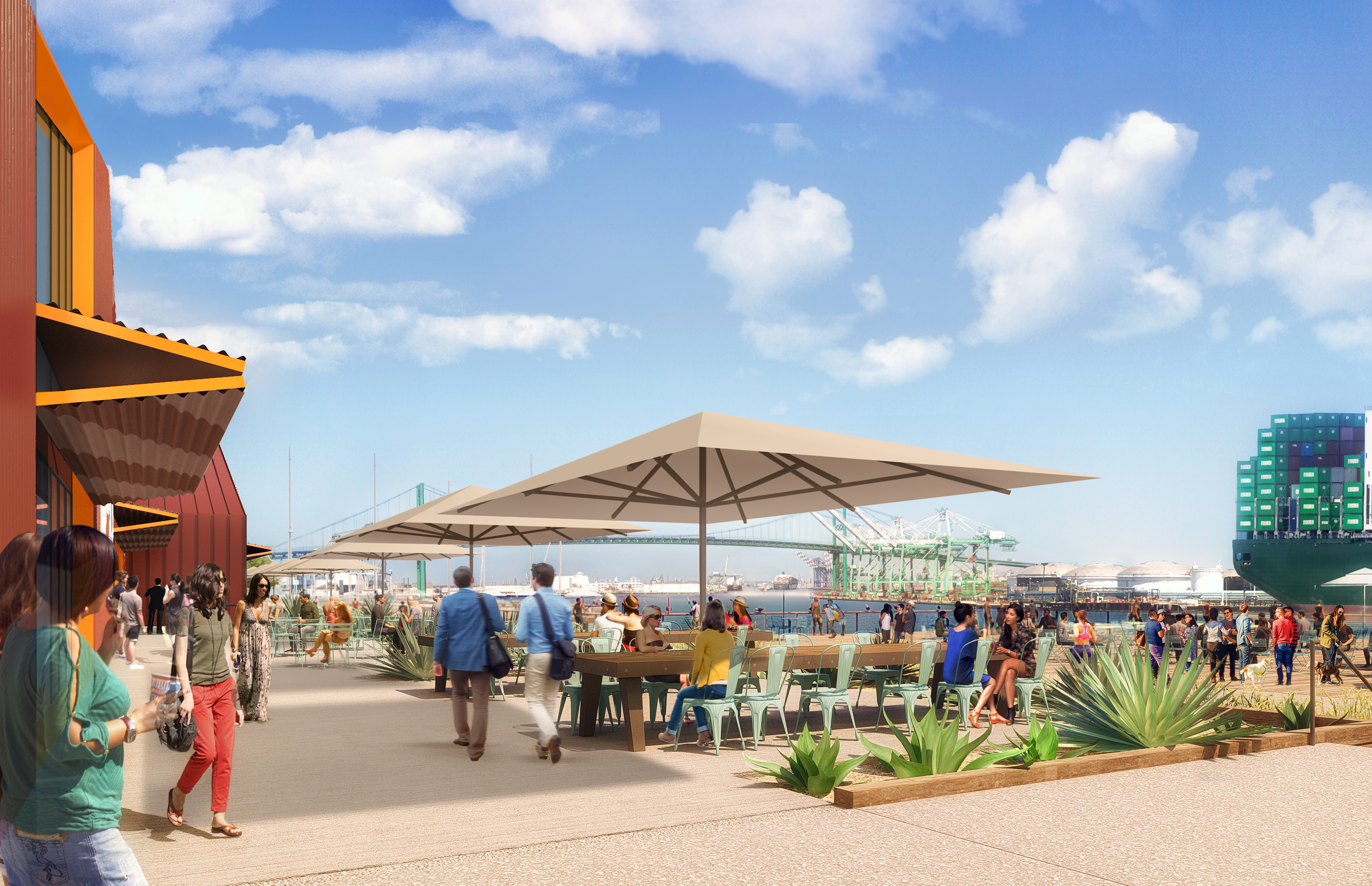 Fresh Renderings of the $150-Million San Pedro Public Market