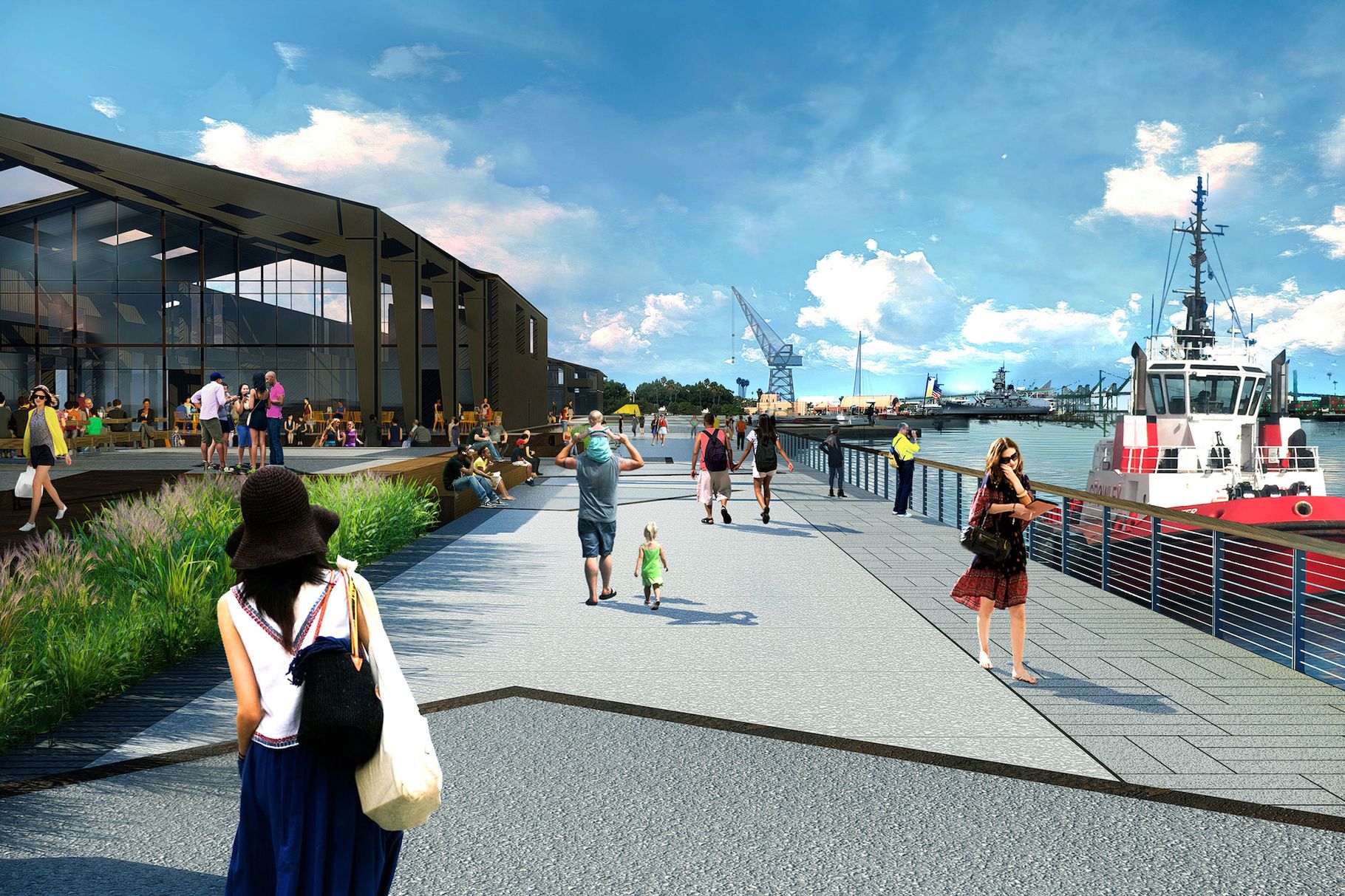 San Pedro’s New Waterfront Project Will House a 15-Stall Food Hall